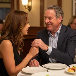 dr phil takes you out on a date, olive garden, intimate, warm atmosphere, cheerful, loving