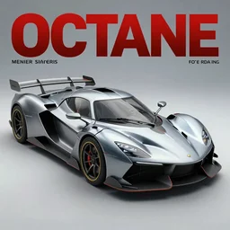 medieval supercar magazine cover octane render 4k