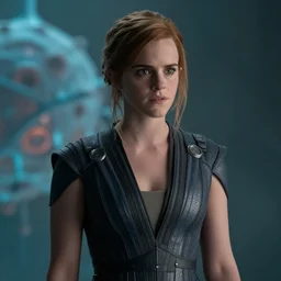 Movie still of Emma Watson infected with protomolecule in The Expanse