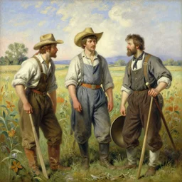 farmers maid, highly detailed painting by gaston bussiere, craig mullins, j. c. leyendecker 8 k