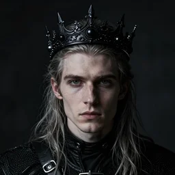 the portrait of hunter schafer in black wax crown by olivier valsecchi, dark fantasy, witcher, award winning photo, vogue photography, anamorphic lens, masterpiece, 8 k