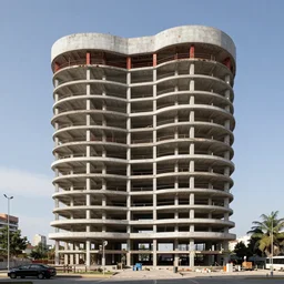 unfinished building by alvaro leite siza vieira, retrowave, archdaily, wallpaper, highly detailed, trending on artstation.