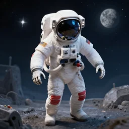 skeleton astronaut