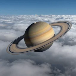 in the clouds of saturn
