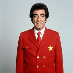 colored photo of george costanza as in red communist clothing, 1 9 7 0 s, 3 5 mm film, by steve mccurry
