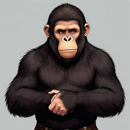 Joe Rogan as an Ape