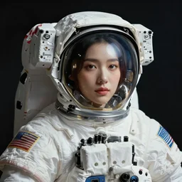 portrait of an astronaut by Ha Gyung