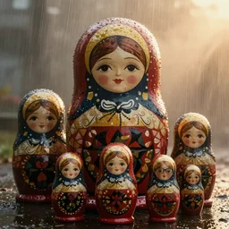matryoshka in real life, face centered portrait of david lynch, confident, fog, rain, volumetric lighting, beautiful, golden hour, sharp focus, ultra detailed, cgsociety by leesha hannigan, ross tran, thierry doizon, kai carpenter, ignacio fernandez rios, noir art house, 4 k, 3 5 mm, fujifilm