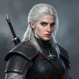 portrait of ciri the witcher 5 amazing details 4 k beautiful ultra realistic sharp focus cinematic lightning highly detailed, digital painting, artstation, concept art, smooth, sharp focus, illustration, concept art by artgerm, astor alexander