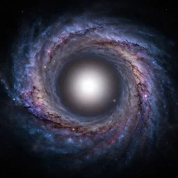 transdimensional gateway at the outer edge of the milky way galaxy, high above the galactic plane