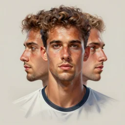 symmetry!! potrait of felix auger aliassime, intricate, elegant, highly detailed, digital painting, artstation, concept art, smooth, in the style of cristiano siqueira, cris vector
