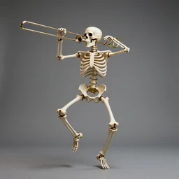dancing trombone skeletons
