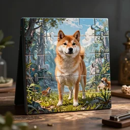shiba inu themed skyrim puzzle