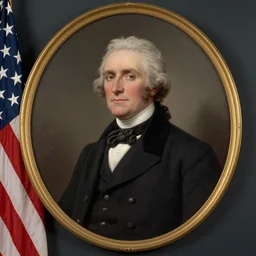 Official Portrait of the United States President, 1818, he is a white male from Vermont