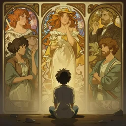 a lonely back, sorrowful, highly detailed vfx portrait, unreal engine, greg rutkowski, loish, rhads, caspar david friedrich, makoto shinkai and lois van baarle, ilya kuvshinov, rossdraws, elegent, tom bagshaw, alphonse mucha, global illumination, detailed and intricate environment.