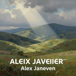 a beautiful landscape painting by alex janvier, trending on arstation