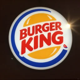 Burger King Logo with McDonald written on it