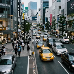 the busy city of japan