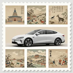 beautiful car, beautiful big postage stamp, polyptych, animal, architecture, battle, bijinga, calligraphy, capriccio, caricature, cityscape, cloudscape, design, digital, figurative, genre, graffiti, history, icon, illustration, installation, interior, jewelry, landscape, literary, manga, marina, miniature, mural, mythological