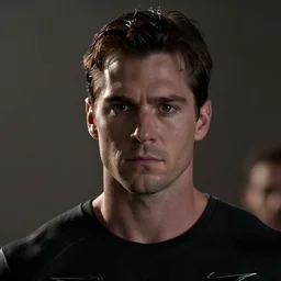 Live Action Still of Jerma985 in The Dark Knight, real life, hyperrealistic, ultra realistic, realistic, highly detailed, epic, HD quality, 8k resolution, body and headshot, film still