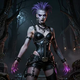 a fully clothed female mutant raver / punk using her mutant powers in the style of h. r. giger / zdzisław beksinski / david cronenberg trending on artstation deviantart pinterest hyper detailed photorealistic highlights and shadow hd 8 k post - processing high resolution
