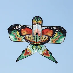 a butterfly kite, photorealistic