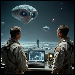 first contact with ultraterrestrials, cia archive photo