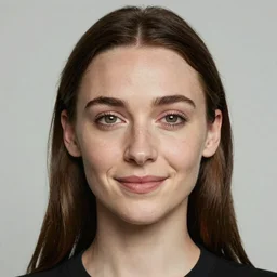 a realistic, symmetrical, photorealistic portrait of actress rooney mara, with a subtle smile, high detail, portrait photography by Martina Johanna