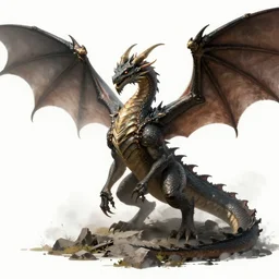 hydra dragon. concept art, fantasy art, artstation trending