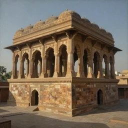 The Chand Baori, by MC Echer, matte painting