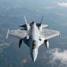 a fighter jet