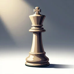 chess king, clean cel shaded vector art. shutterstock. behance hd, deviant art, illustration