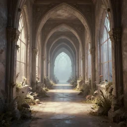 corridor of dreams, trending on artstation, highly detailed