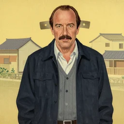 japanese style painting of better call saul