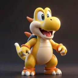 a 3 d model of a yoshi found in the game files of skyrim