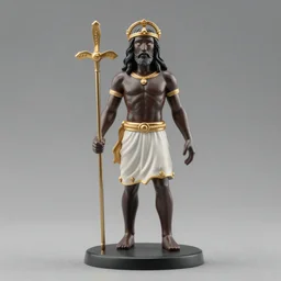 accurate detailed pvc, figurine of black jesus!!! figurine!!!, studio lighting, grey background, no shadow, trending on artstation, 4 k, highly detailed!!!