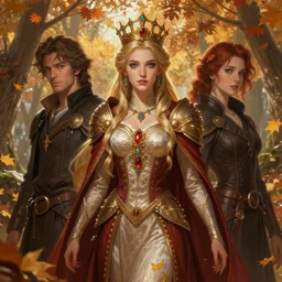 autumnal empress, art by artgerm and greg rutkowski and magali villeneuve, d & d, fantasy, highly detailed, portrait, digital painting, trending on artstation, concept art, sharp focus, illustration