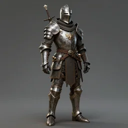 full body character portrait of a post - apocalyptic knight in the style of pathfinder / fallout trending on artstation deviantart pinterest photorealistic hd 8 k highlights and shadow detailed high resolution