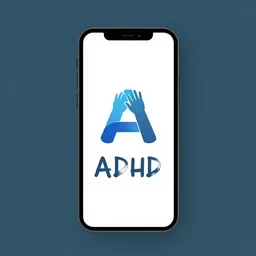 the logo of an app to help people with ADHD, minimalist