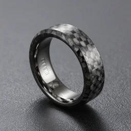carbon fiber wedding rings, hi-tech, digital, product shot