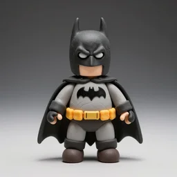 batman playdough figure, very detailed