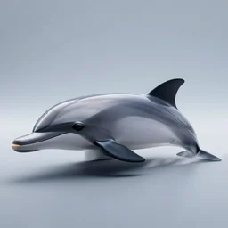 a new design car with undercarriage swoops like a dolphin's belly, this reduces drag, or the force of air flowing against the motion of the vehicle is curved at the nose, wide along the sides and tapered toward the trunk, like a small, speedy aircraft