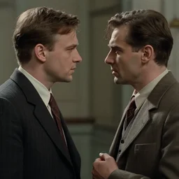conflict with continuation, film still from the movie directed by andrei tarkovski, photorealistic, cinematic lighting, atmospheric, highly detailed, smooth, sharp focus, cinematographic shot