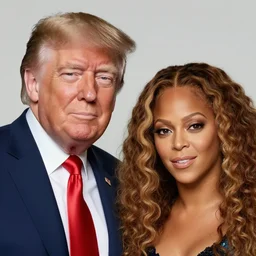 donald trump selfie with beyonce