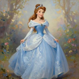 Disney Princess, extremely beautiful oil painting, 8k resolution