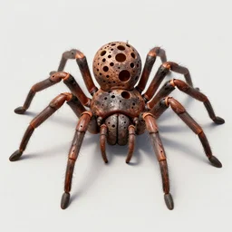 an anthropomorphic spider covered in millions of holes trending on artstation