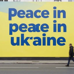 news footage of 'peace in ukraine'