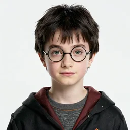 portrait of a small, skinny 1 7 - year - old boy with a thin face, black hair, green eyes, round shape glasses as harry potter, thin scar on his forehead, wearing white shirt, hyper realistic face, beautiful eyes, close up, fantasy art, in the style of greg rutkowski, intricate, alphonse mucha, hyper detailed, smooth