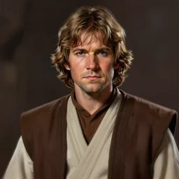 portrait of a man by greg rutkowski, jedi master col skywalker, short messy hair, wearing jedi robes, star wars expanded universe, highly detailed portrait, he is about 5 0 years old, digital painting, artstation, concept art, smooth, sharp foccus ilustration, artstation hq