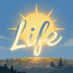 dearly beloved we are gathered here today to get through this thing called life, electric word, life, it means forever and that's a mighty long time, but i'm here to tell you there's something else, the afterworld, a world of never ending happiness, you can always see the sun, day or night, victoria topping, artstation, smooth